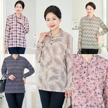 로즈맘 포밍헤어사티셔츠 겨울 50대60대 생신선물 겨울옷 엄마티셔츠 할머니옷
