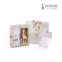 소피라지라프 천연 라텍스 소피 치발기 베이비 출산선물세트(속싸개+치발기)