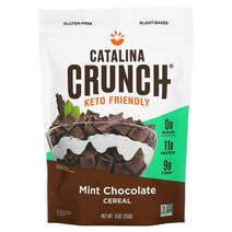 Catalina Crunch 케토 친화적인 시리얼 민트 초콜릿 맛 255g(9oz) 1팩
