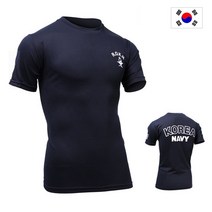 군헌터 쿨론 ROKN 해군 네이비 반팔 군인 군대 군용 티셔츠