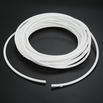 PE 배수로 주름 관 5 M RO 물 1/4 (6.4mm) OD PE 호스 튜브 역삼투 수족관 필터 시스템에 흰색 유연한 파이프 M/16.4ft, 한개옵션0