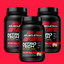 머슬텍 니트로테크 분리 유청 단백질 프렌치 바닐라 크림 907g BCAA 포타슘, 옵션1