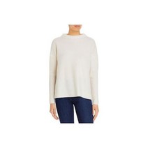 Private Label Womens Ivory Cashmere Funnel Neck PUllover Sweater Top S BHFO 6432 701367