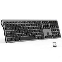 한손키보드 게임 웹툰 Seeda thin 2.4g 무선 노트북 데스크탑 가위 스위치 for windows mac os 전체 크기 109 키, 협력사, 스페인어 에디션