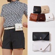 골프 볼주머니 JINYGOFL 볼파우치 골프공 벨트백, 블랙