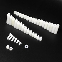 PA66 나이론 M4 서포트볼트 너트 지지대볼트 너트 PCB서포트, 지지대볼트 M4x35+6(5개), 1개