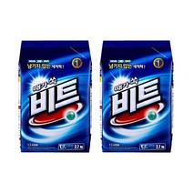 비트 일반용 분말세제 리필, 2.7kg, 2개