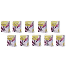 Dragon Shield 매트 사파이어 표준 사이즈 카드 슬리브 100개 디스플레이 케이스 10팩, Pink