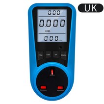계측기 측정기 eu 플러그 소켓 디지털 전류 미터 전압계 ac power meter, 영국 플러그 백라이트