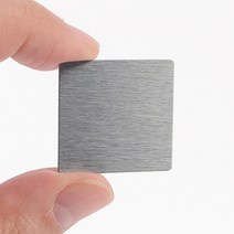 브랜데일리 1P 부착식 다용도 사각 철판 26.5X26.5MM 철조각 조각철판 미니철판