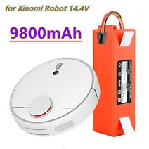 샤오미 치후360 단후이 아이로봇 호환용 로봇 진공 청소기 교체 배터리 9800mAh 로보락 S50 S51 S55 예비, 01 14.4 볼트_01 5200mAh battery