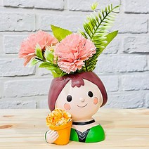 루고 인테리어 미니 다육이 화분 셀럽 단발소녀