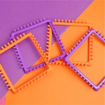 키치네 양말목틀, 양말목틀  (색상랜덤발송/오렌지/퍼플/핑크/블루), 1개