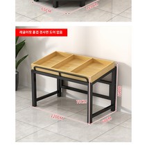 빵 과일 진열대 야채 베이커리 선반 진열장, 1.2미터 길이(단층) 경사선반 무반문