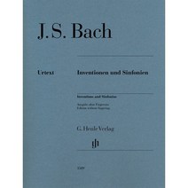 바흐 인벤션과 신포니아 (핑거링 없음) : Bach Inventions and Sinfonias, 바흐 저, G. Henle Verlag