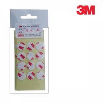 3M 원형 PE폼 양면테이프 36개입 15mm 접착테이프