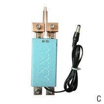 DIY 스폿 용접기 기계 용접 18650 배터리 핸드 헬드 스폿 용접 펜 자동 트리거 내장 스위치, Cyan, 03 C