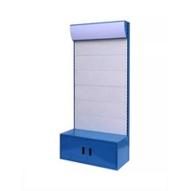 공구거치대 타공판 작업도구 철물점 공구진열대 정리, 길이1200x450x2000