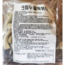 크림누들떡볶이 500g 밀키트 간식 야식 분식 업소용 프랜차이즈떡볶이, 1개