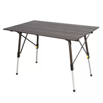 코스트코 팀버리지 롤테이블 휴대용 야외용 접이식 캠핑 피크닉 우드 원목 테이블 준비물 롤테이블