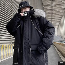 가바바 남성 빅사이즈 롱패딩 보온이 끝내주는 캐주얼 패딩점퍼 5XL까지 G57159
