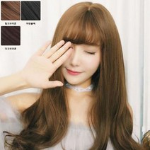 여자 웨이브 연출 데일리 긴머리 가발(3개묶음), 상세페이지 참조, 씨에이지몰 시아-다크_망O_3개, 씨에이지몰 본상품선택