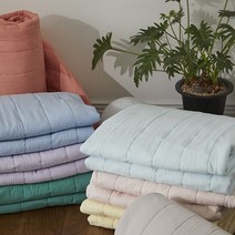 컬러풀 알러지케어 논슬립 고정밴드형 올데이굿슬립 사계절 누빔 매트리스 침대패드 카페트, 민트