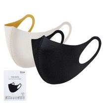 아트박스/모앤모 티에르 패션 마스크 (유해물질 차단 / 필터 교체형 / 입체형 / 피톤치드), 뷰티/블랙/M