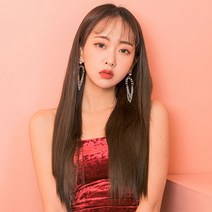 가발매니아 엣지스트레이트 61cm 리얼라인피스(제디원사) 하이커버피스 풀커버 와이어 u자형, 코랄베이지