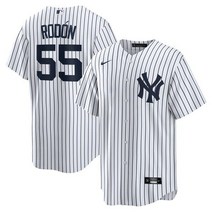 [해외] 나이키 저지 유니폼 MLB Carlos Rodon 뉴욕 양키스 홈 플레이어 저지 화이트/네이비 887037