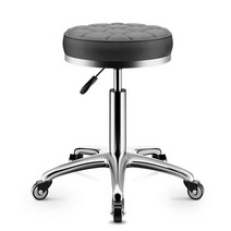 미용보조의자 체어 피부과 원형 미용가구 바버샵 의자 메이크업 피부미용 미용실 인테리어 고급 스툴, B