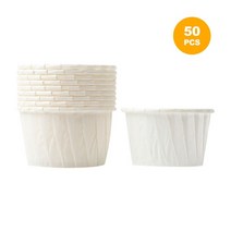 물결종이컵 크라프트종이컵 크래프트용기 컵케익 컵 베이킹 및 고온 컵 가정용 케이크 금형, 하얀, 협력사
