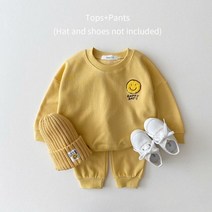 아이옷 의류 세트 건강한 면화 웃는 얼굴 까마귀 정장 유아 의류 세트 탑 5