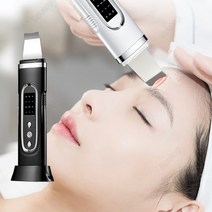 Routop 초음파 갈바닉 필링기 모공 청소 고주파 진동 미전류 블랙헤드 제거 양음이온 영양 도입 리프팅 다용도 USB식, 블랙