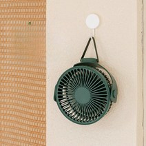 타프팬 휴대용 캠핑용 선풍기 천장형 미니 실링팬 천장 무선 USB 그린, 초록
