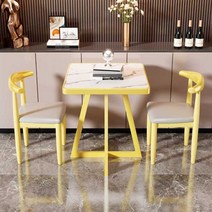 직사각 테이블 옐로우 사무실 세련된 탕비실 휴게실, 120x70 싱글 테이블