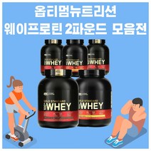 옵티멈 골드스탠다드 웨이프로틴 2파운드 모음, 1개, 바닐라아이스크림