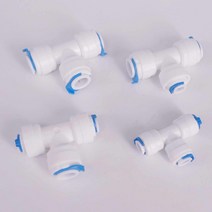 파이프 피팅 에 적합 퀵 커넥터 수족관 역삼투압 워터 디스펜서 시스템 27, 6.35mm-9.52mm-6.35mm