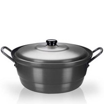 [메가쇼핑] 국솥 경질 냄비 찜솥 찜냄비 튀김 곰솥 뚜껑없음 26cm #2501Pick #Top Pick item, 본상품선택, 뚜껑없음26cm, 본상품선택