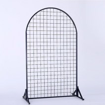 철망 액세서리 진열대 매대 메쉬망 스탠드 철제 렉, 사각형 200X80cm