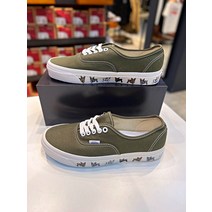 [국내정식매장] 반스 어센틱 44Dx 에너하임 Vans Best Friend 올리브 스니커즈 [VN0A5KX4OLV]