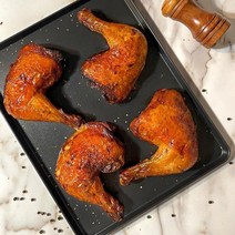 (떴닭) 떴닭 자이언트 통다리 바베큐 1팩 치킨 (통다리 300g x 4개입), 1개