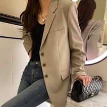 모니카룸 프리미엄 클라드 재킷 #실키한소재감 #자켓