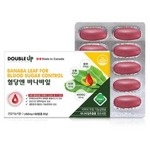 더블업 혈당엔 바나바잎 비타민C 셀렌 아연 크롬, 1개, 60정