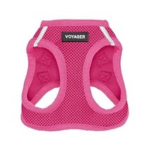 보이저 스텝인 에어 도그 하네스 메쉬 스텝 Fuchsia(Matching Trim) S, Fuchsia (Matching Trim), S (Chest 14.5 - 16 )