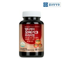 [종근당건강] 멀티케어 오메가3 프리미엄 1 120mg x 1병(총 3개월분) /비타민E/비타민A/비타민D