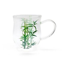고원 레트로 유리컵400ml 대나무, 단품