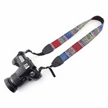 기타 DSLR 카메라 줄무늬 패턴 넥스트랩 캐논 니콘 펜탁스, 1