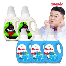 쉬슬러 다운워시 점퍼 패딩 이불 전용세제 구스 650ml 2개 + 에이프릴 세제 미니 650ml 3개, 단품