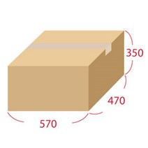무지택배박스 570x470x350 (10매PACK)-JNA574735D, 단품